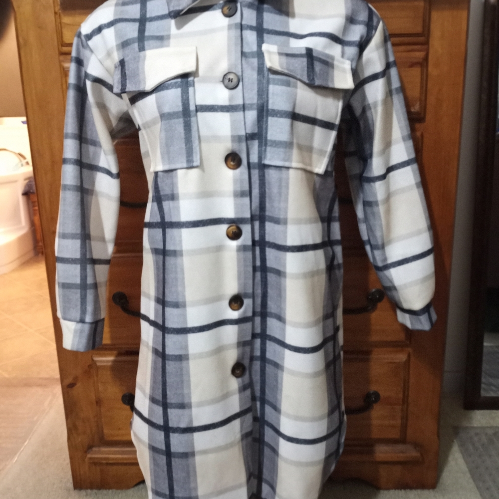 Plaid Shirt Jacket